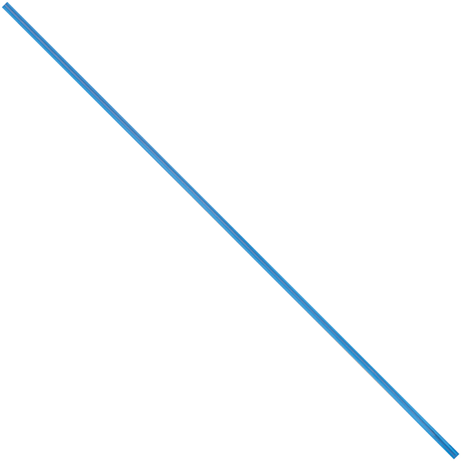 12" Plastic Pre-Cut Twist Ties, Blue, 2,000/CS