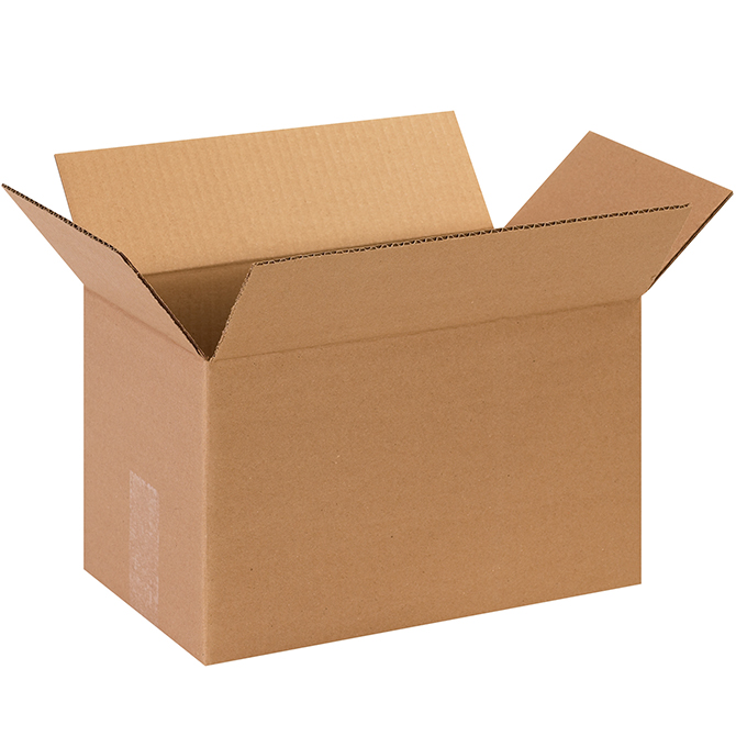 13 X 8 X 8" ECT-32 RSC Corrugated Box, 25 Boxes/Bundle