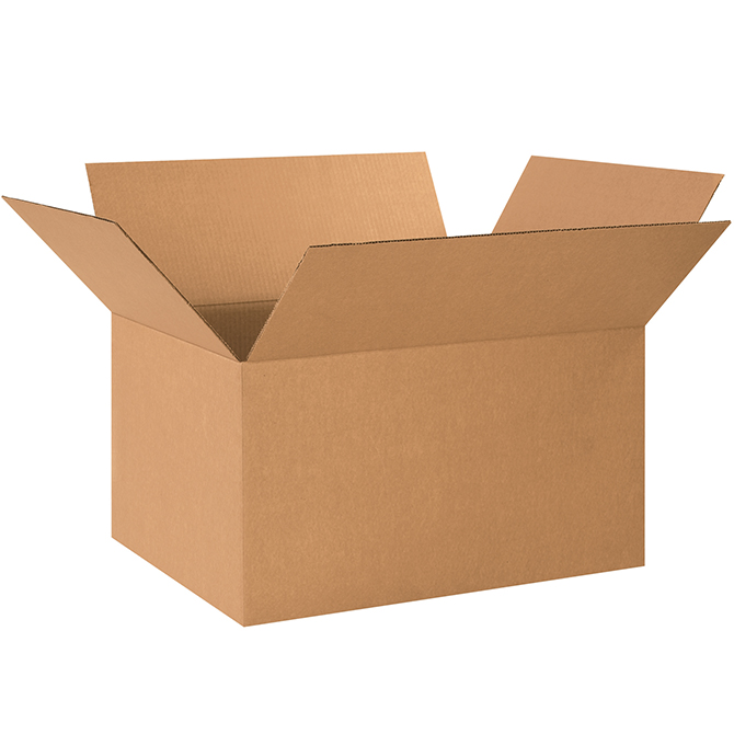 24 X 17 X 12" ECT-32 RSC Corrugated Box, 15 Boxes/Bundle
