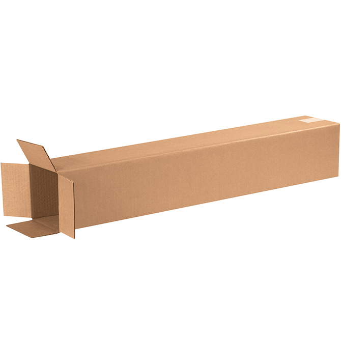 6 X 6 X 32" ECT-32 RSC Tall Corrugated Box, 25 Boxes/Bundle