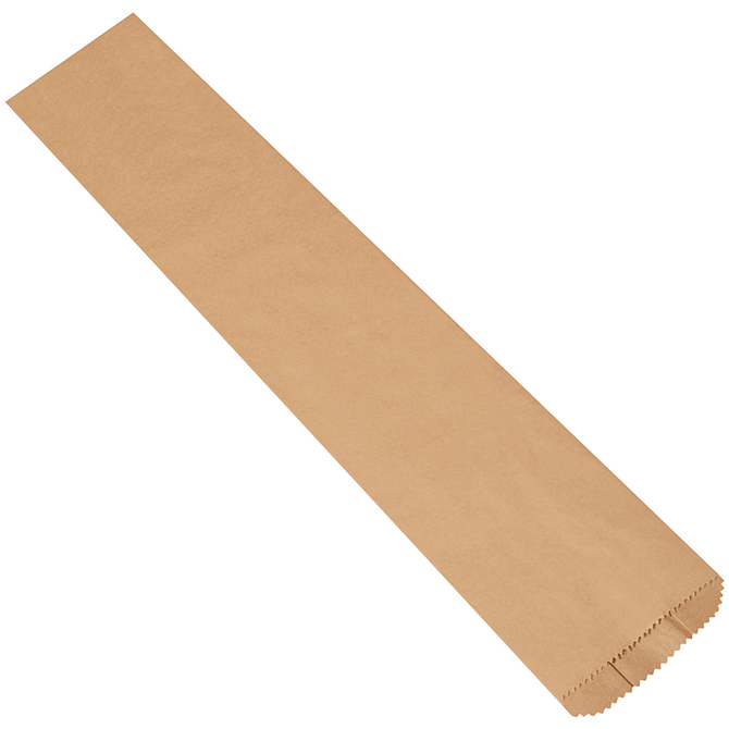 6" X 3.5" X 45" Kraft Bags, 100/Case