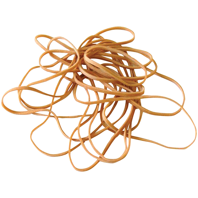 #117B Rubber Bands - 1/8" X 7", 210 Bands/Box, 10 Boxes/Case
