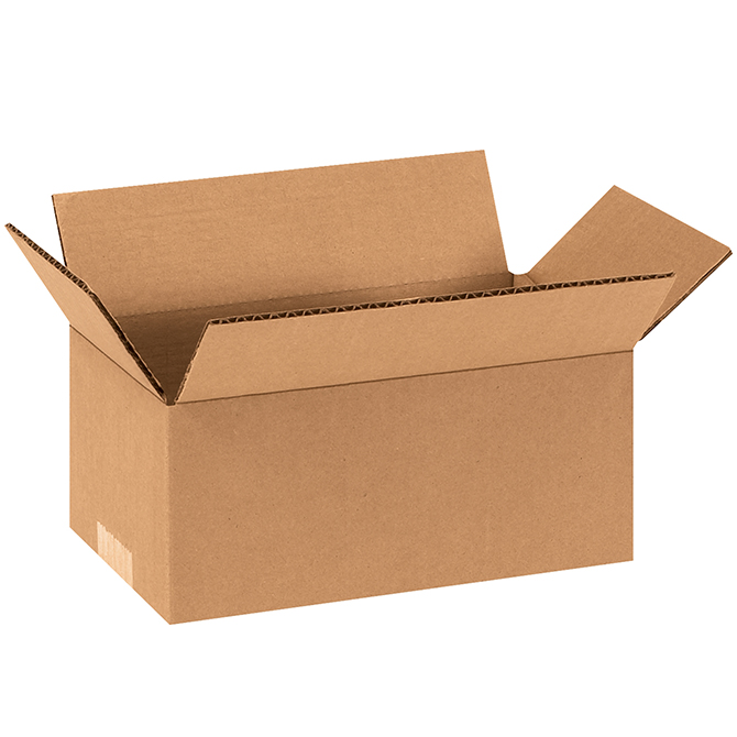 9 X 4 X 4" ECT-32 RSC Corrugated Box, 25 Boxes/Bundle