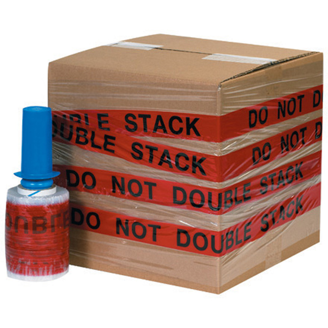 Goodwrappers Identi-Wrap - 5", 80 Gauge, 500 FT., "Do Not Double Stack", 6 Rolls/Case