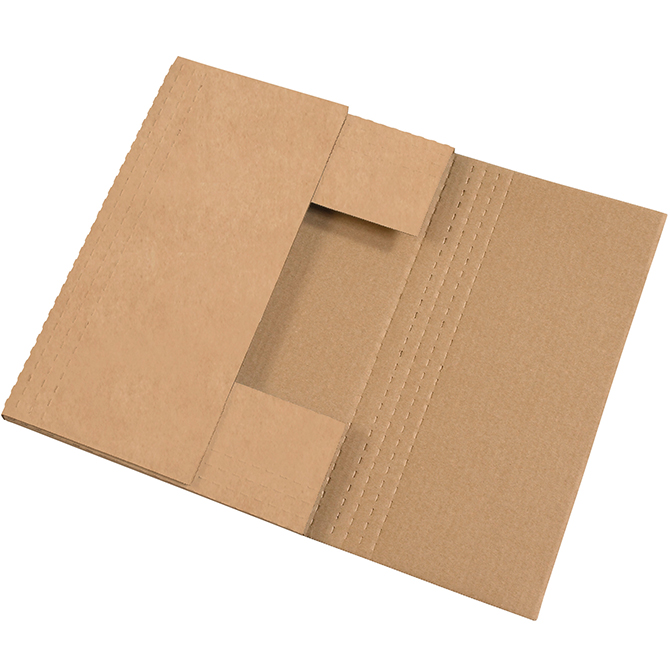 17.125 X 14.125 X 2 Kraft Easy-Fold Mailer, 50 Mailers/Bundle