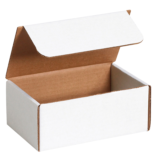 7.125 X 4.5 X 3" White Literature Mailer, 50 Mailers/Bundle
