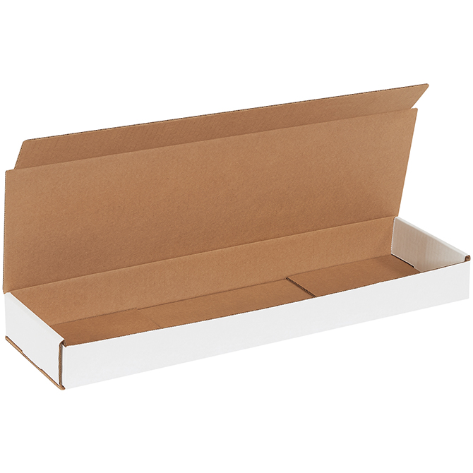 21 X 6 X 2" White Corrugated Mailer, 50 Mailers/Bundle