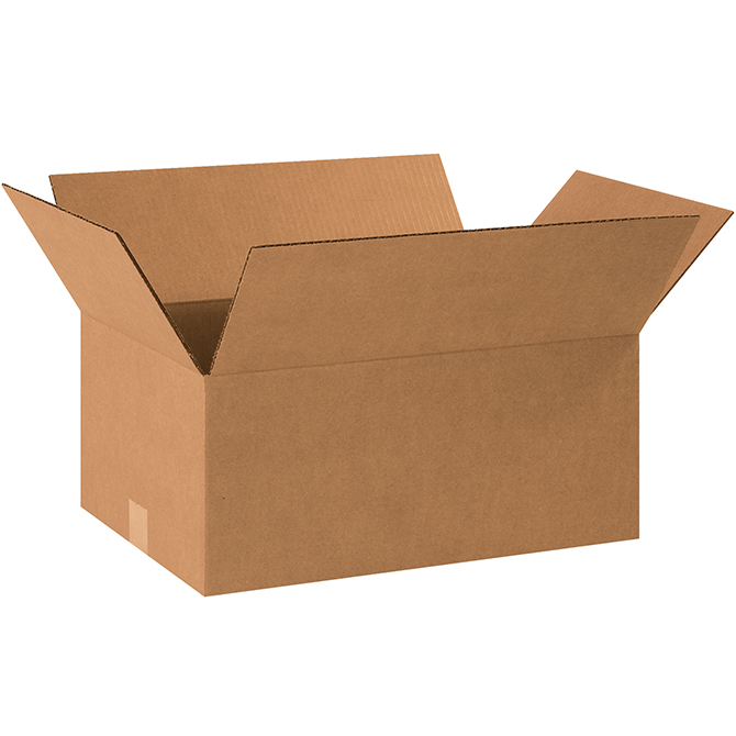 18.5 X 12.5 X 8" ECT-32 RSC Corrugated Box, 25 Boxes/Bundle