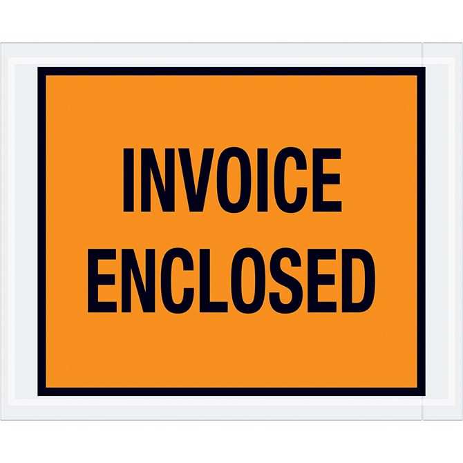 Packing List Envelopes - 4.5 X 5.5", Orane, "Invoice Enclosed", 1000/Case