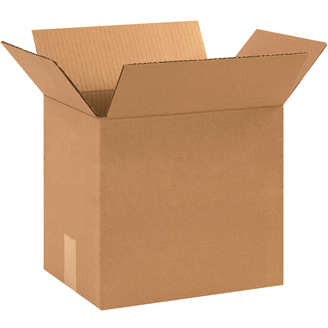 12 X 9 X 10" ECT-32 RSC Corrugated Box, 25 Boxes/Bundle