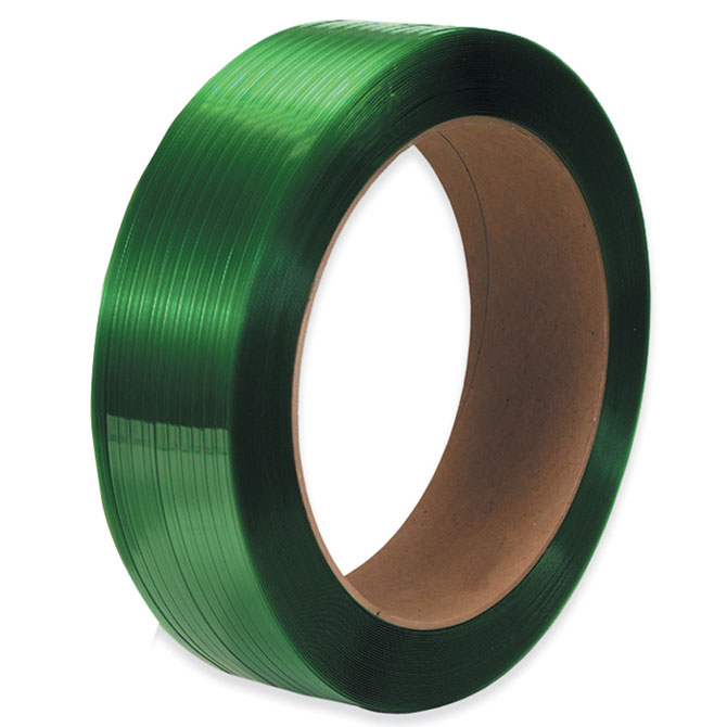 Signode Sp 216 2X1607 Polypropylene Strapping - 1/4" X 18000 FT., .016", 200 LB. Yellow, 7.8 X 7.8" Core