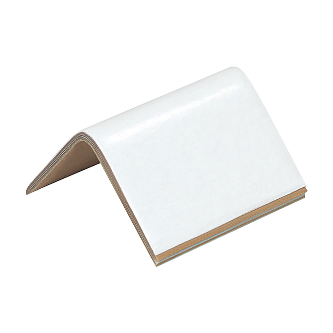 2 X 4 X 3" Edge Board Protectors - .120" Thick, White, 770/Case
