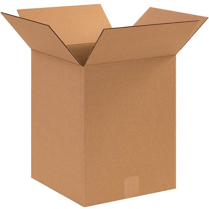 12 X 12 X 15" ECT-32 RSC Corrugated Box, 25 Boxes/Bundle