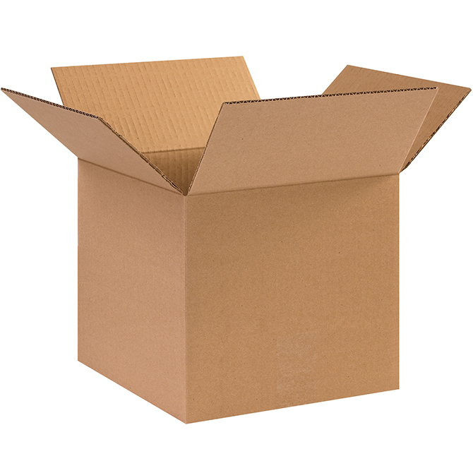 10 X 10 X 9" ECT-32 RSC Corrugated Box, 25 Boxes/Bundle