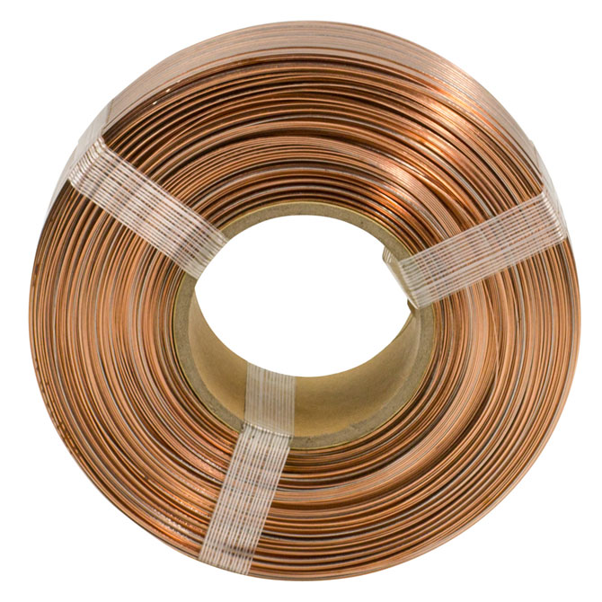 Stitching Wire - Copper, .103 X .020", 10 LBS./Coil, 5 Coils/Case