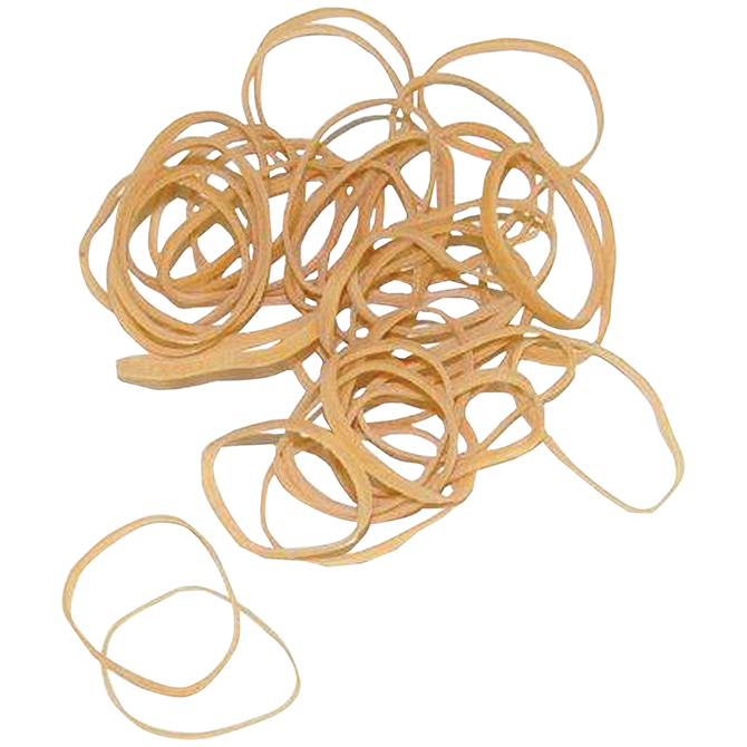 #30 Rubber Bands - 1/8" X 2", 1100 Bands/Box, 10 Boxes/Case