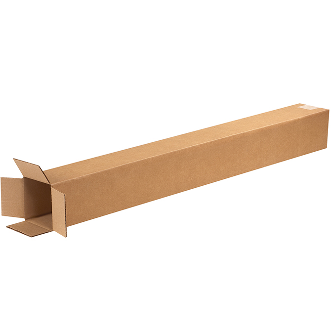 5 X 5 X 60" ECT-32 RSC Tall Corrugated Box, 20 Boxes/Bundle