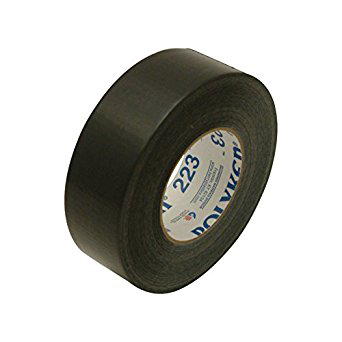 Polyken 223 Duct Tape - 2" X 60 Yds., Black, 24 Rolls/Case