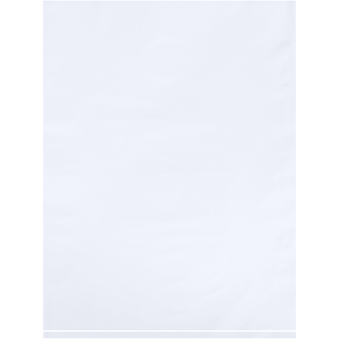 9 X 12" - 2 MIL Flat Poly Bags, White, 1000/Case