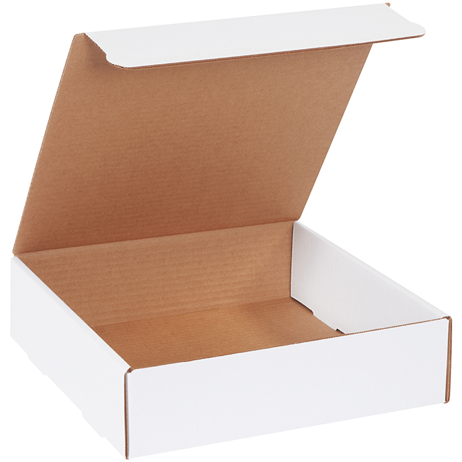 11.5 X 11.5 X 3.75" White Literature Mailer, 50 Mailers/Bundle