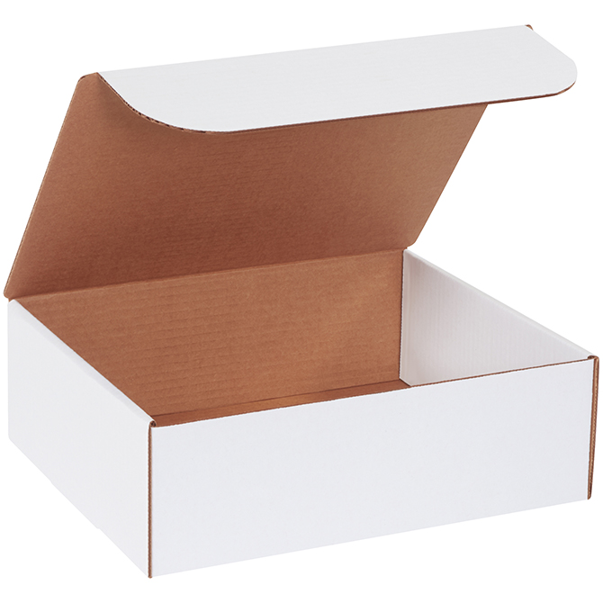 12 X 10 X 4" White Literature Mailer, 50 Mailers/Bundle
