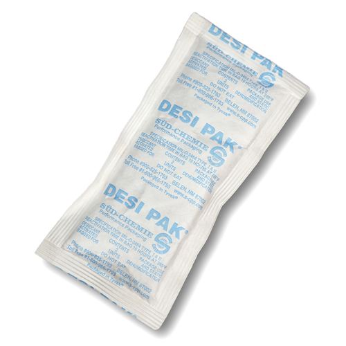 2 OZ. Clay TYVEK® Desiccant Moisture Control - 800/Drum