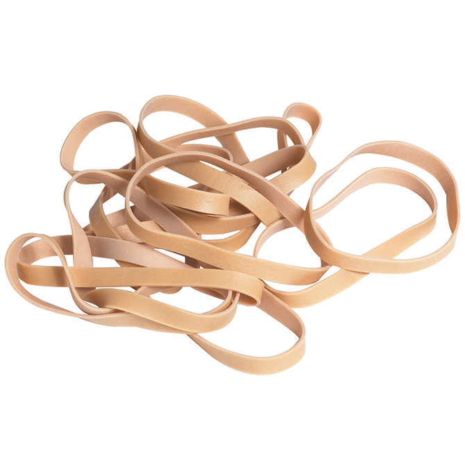 #64 Rubber Bands - 1/4" X 3.5", 320 Bands/Box, 10 Boxes/Case