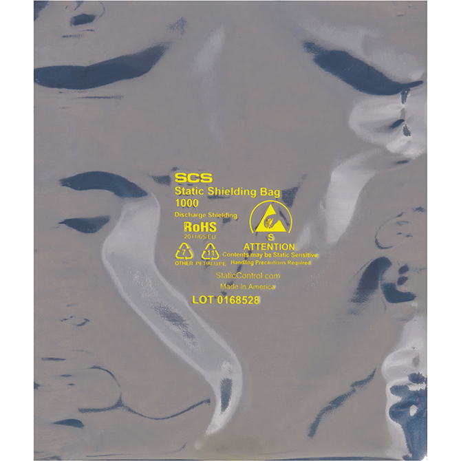 9 X 12" Open End Static Shielding Bags, 100/Case