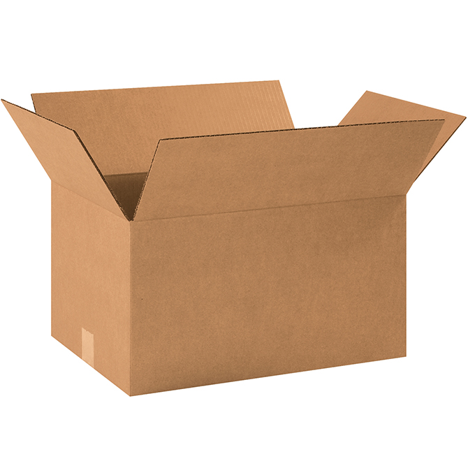 18.5 X 12.5 X 10" ECT-32 RSC Corrugated Box, 20 Boxes/Bundle