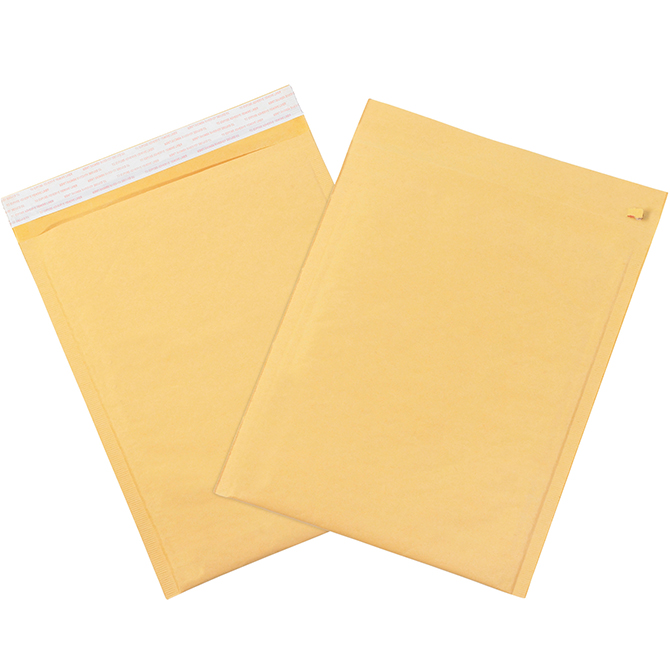#4 - 9.5 X 14.5" Self-Seal Bubble-Lined Mailers W/Tear Strip, Kraft, 100/Case