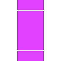 4 X 6" Thermal Transfer Labels - 238 Pink, 1000/Roll, 4 Rolls/Case