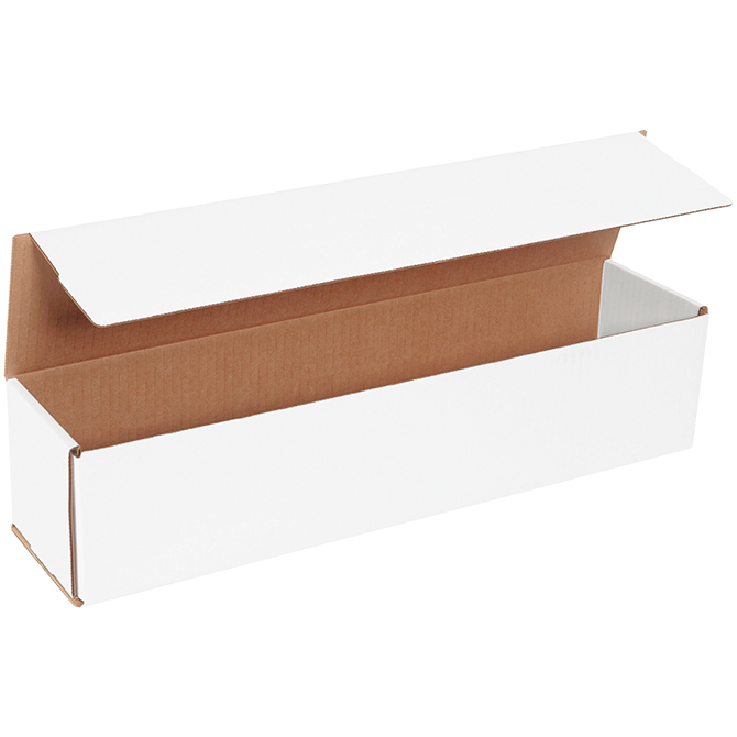 18 X 4 X 4" White Corrugated Mailer, 50 Mailers/Bundle