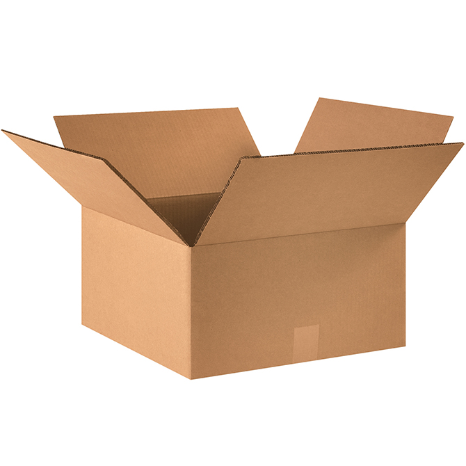 16 X 16 X 8" ECT-48 RSC Double Wall Box, 15 Boxes/Bundle