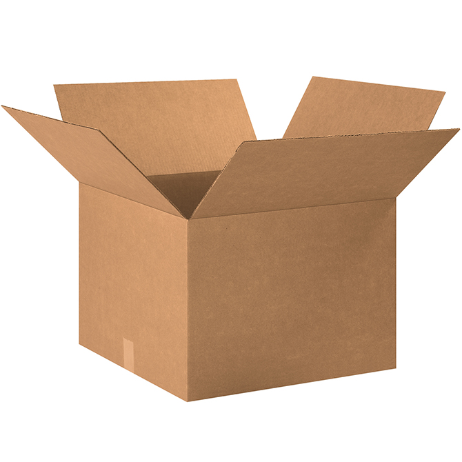 20 X 20 X 14" ECT-32 RSC Corrugated Box, 15 Boxes/Bundle