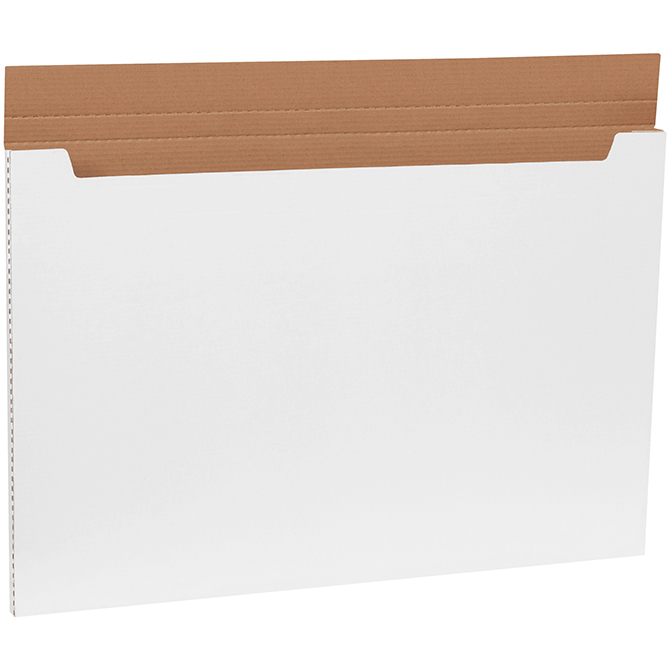 36 X 24 X 1" White Jumbo Fold-Over Mailer, 20 Mailers/Bundle