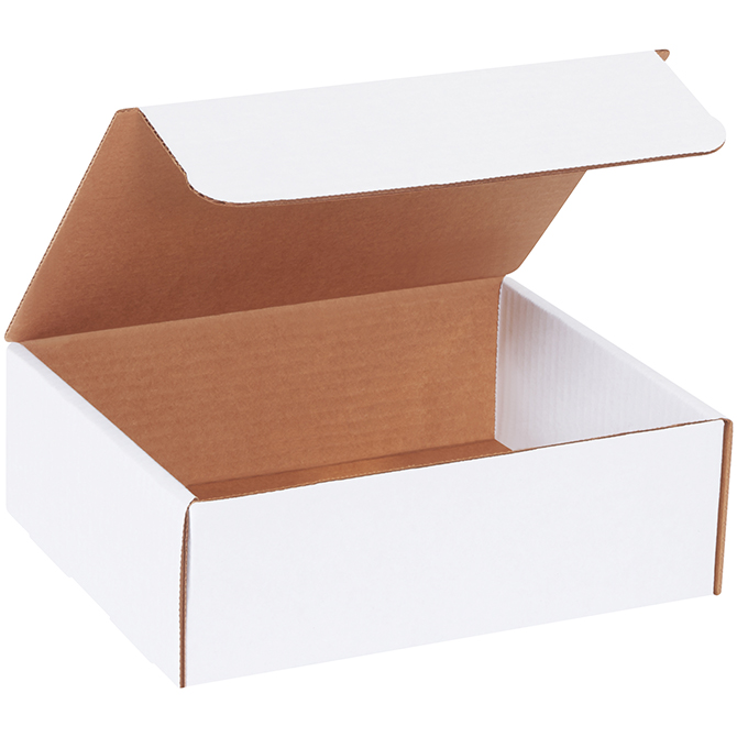 9 X 7.5 X 3" White Literature Mailer, 50 Mailers/Bundle