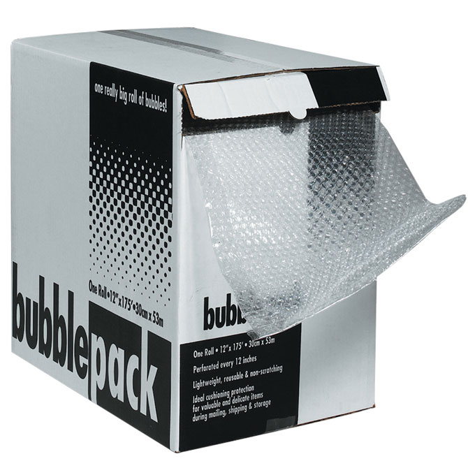 3/16" - 12" X 175 FT. - Air Bubble Dispenser Pack, 12" Perf