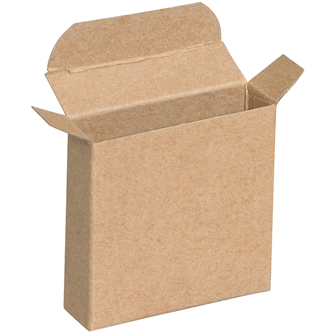 6 X 4 X 6" - .024" Thick Chipboard Box, Kraft, 200/Case