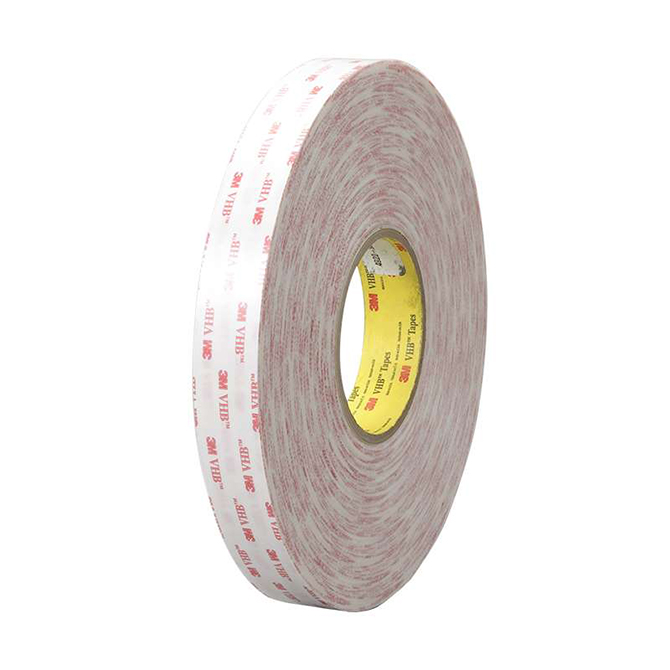 3M 4920 Vhb Foam Tape - 1/2" X 36 Yds., 15 MIL, White, 4 Rolls/Case