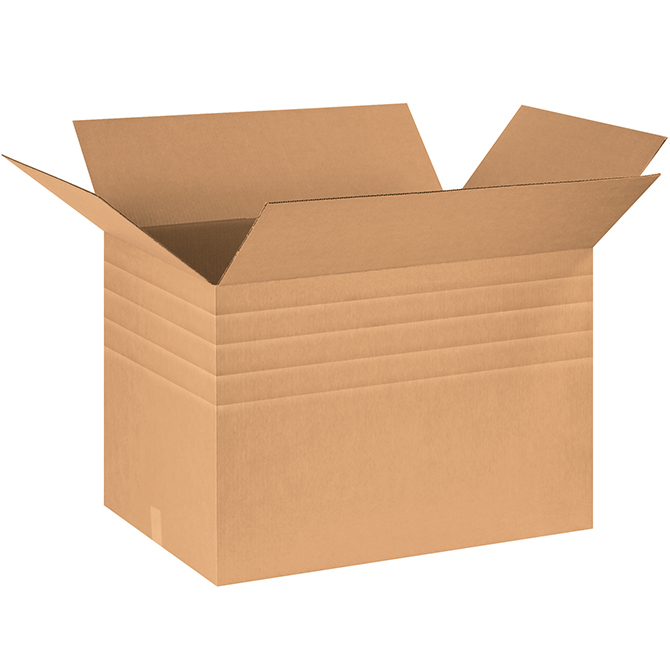 30 X 20 X 20/18/16/14/12" ECT-44 Heavy Duty Multi-Depth Box, 10 Boxes/Bundle
