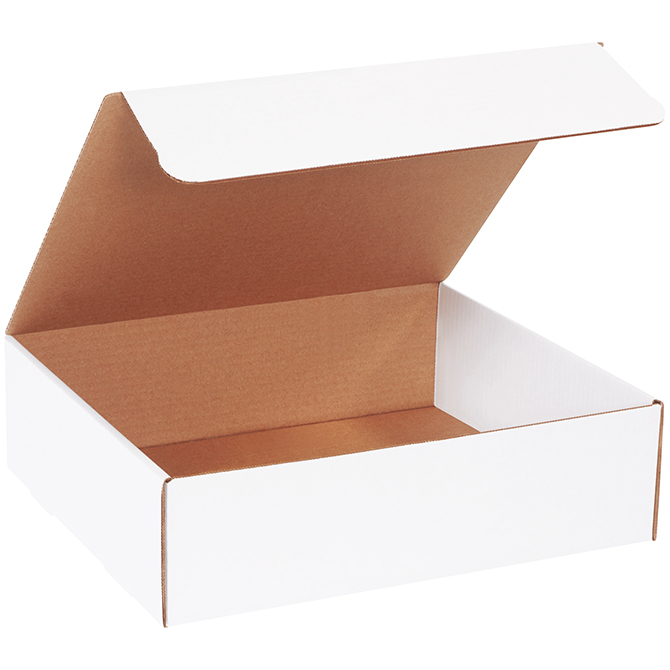 14 X 12 X 4" White Literature Mailer, 50 Mailers/Bundle
