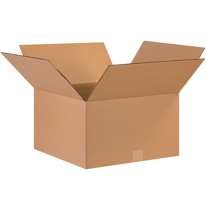 17 X 17 X 9" ECT-32 RSC Corrugated Box, 25 Boxes/Bundle