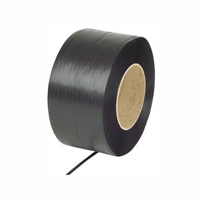 Pac 48H.60.0172 Polypropylene Strapping - 1/2" X 7200 FT., .030", 600 LB., Black, 16 X 6" Core