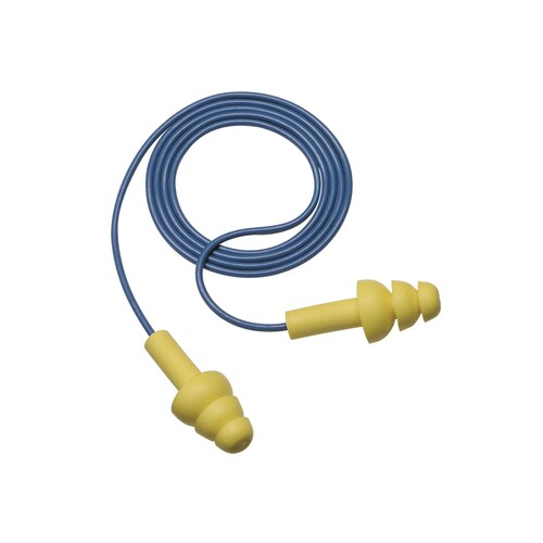 Ultrafit Earplugs 340-4004, Corded, Poly Bag