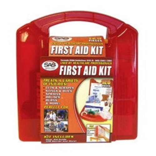 First Aid Kit - 25 Person - Plastic Cabinet - 2021 ANSI