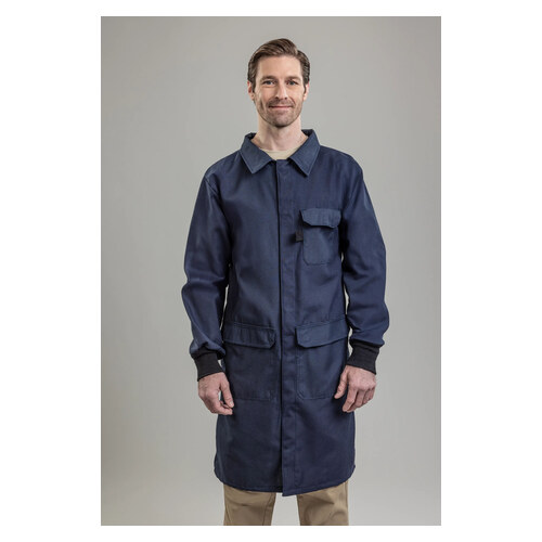 FR Chemical Resistant Lab Coat No Pockets