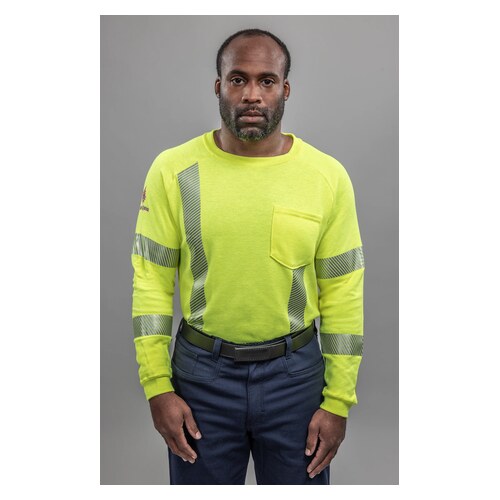 Drifire FR Helix Long Sleeve Hi-Vis T-Shirt Class 3