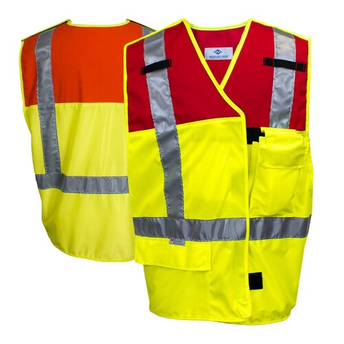Red Breakaway Public Safety Vest, Type P Class 2