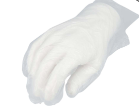 Disposable Gloves — High Density Polyethylene Medium (500/Sml Box)